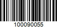 Barcode for 100090055