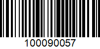 Barcode for 100090057