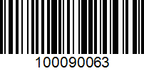 Barcode for 100090063