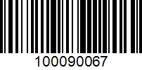 Barcode for 100090067