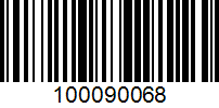 Barcode for 100090068