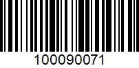 Barcode for 100090071