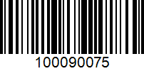 Barcode for 100090075