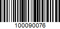 Barcode for 100090076