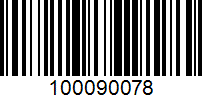 Barcode for 100090078