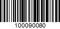 Barcode for 100090080