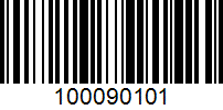 Barcode for 100090101