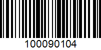 Barcode for 100090104