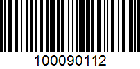 Barcode for 100090112