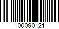 Barcode for 100090121