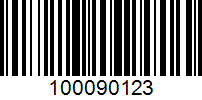 Barcode for 100090123