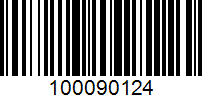 Barcode for 100090124