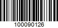 Barcode for 100090126