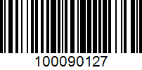 Barcode for 100090127