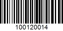 Barcode for 100120014