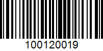 Barcode for 100120019