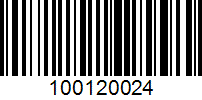 Barcode for 100120024