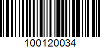 Barcode for 100120034