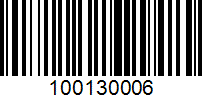 Barcode for 100130006