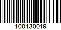 Barcode for 100130019