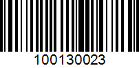 Barcode for 100130023