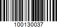 Barcode for 100130037