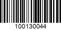 Barcode for 100130044