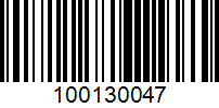 Barcode for 100130047