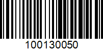 Barcode for 100130050