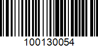 Barcode for 100130054