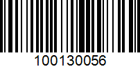 Barcode for 100130056