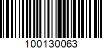 Barcode for 100130063