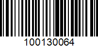 Barcode for 100130064