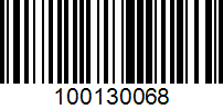 Barcode for 100130068