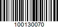 Barcode for 100130070