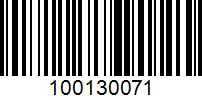 Barcode for 100130071