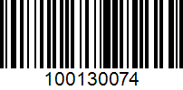 Barcode for 100130074