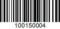 Barcode for 100150004