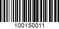 Barcode for 100150011