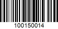 Barcode for 100150014