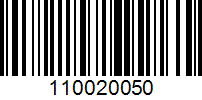 Barcode for 110020050