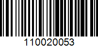 Barcode for 110020053