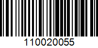 Barcode for 110020055