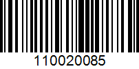 Barcode for 110020085