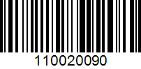 Barcode for 110020090