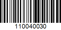 Barcode for 110040030