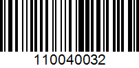 Barcode for 110040032