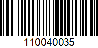 Barcode for 110040035