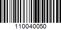 Barcode for 110040050