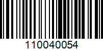 Barcode for 110040054